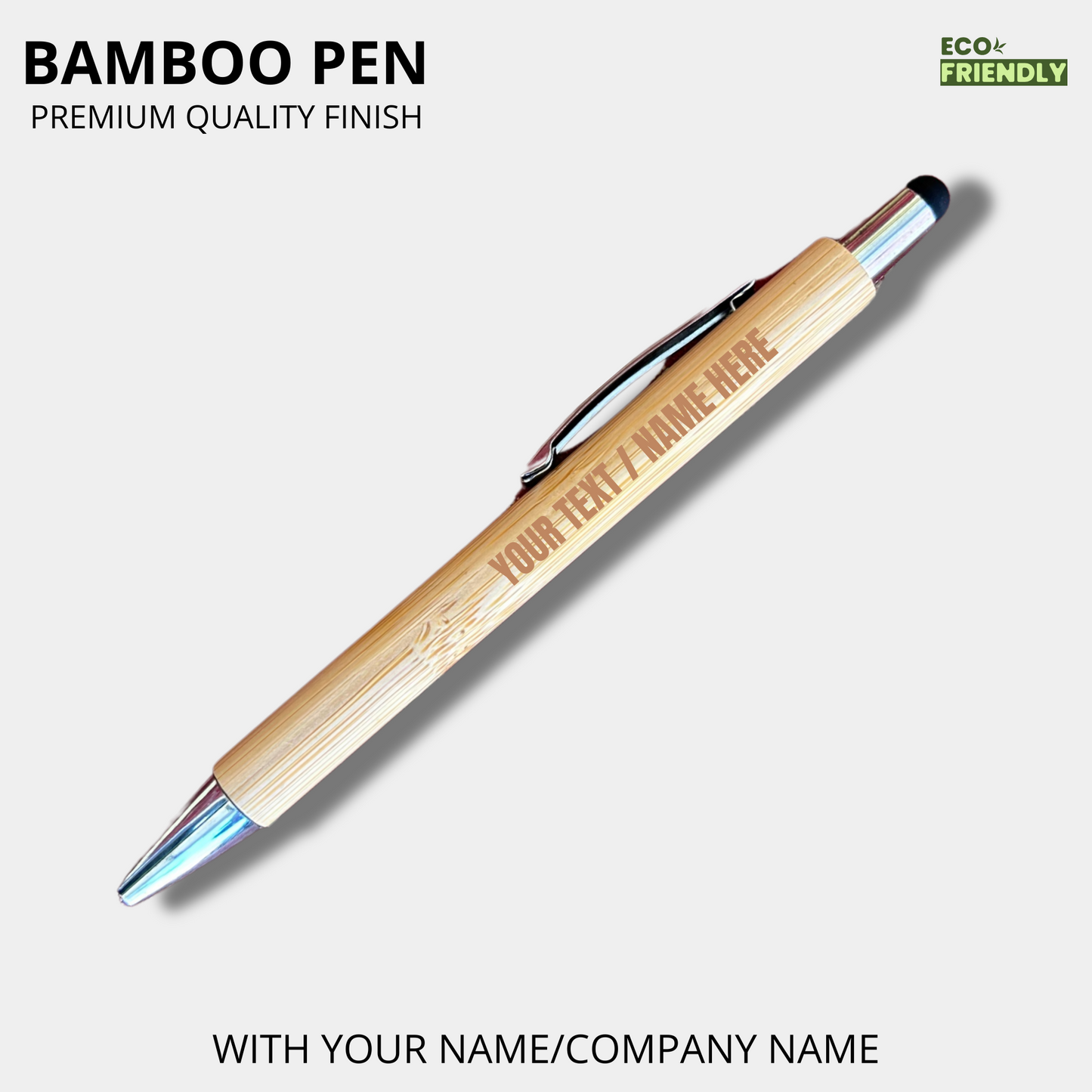 Bamboo Pen with Stylus