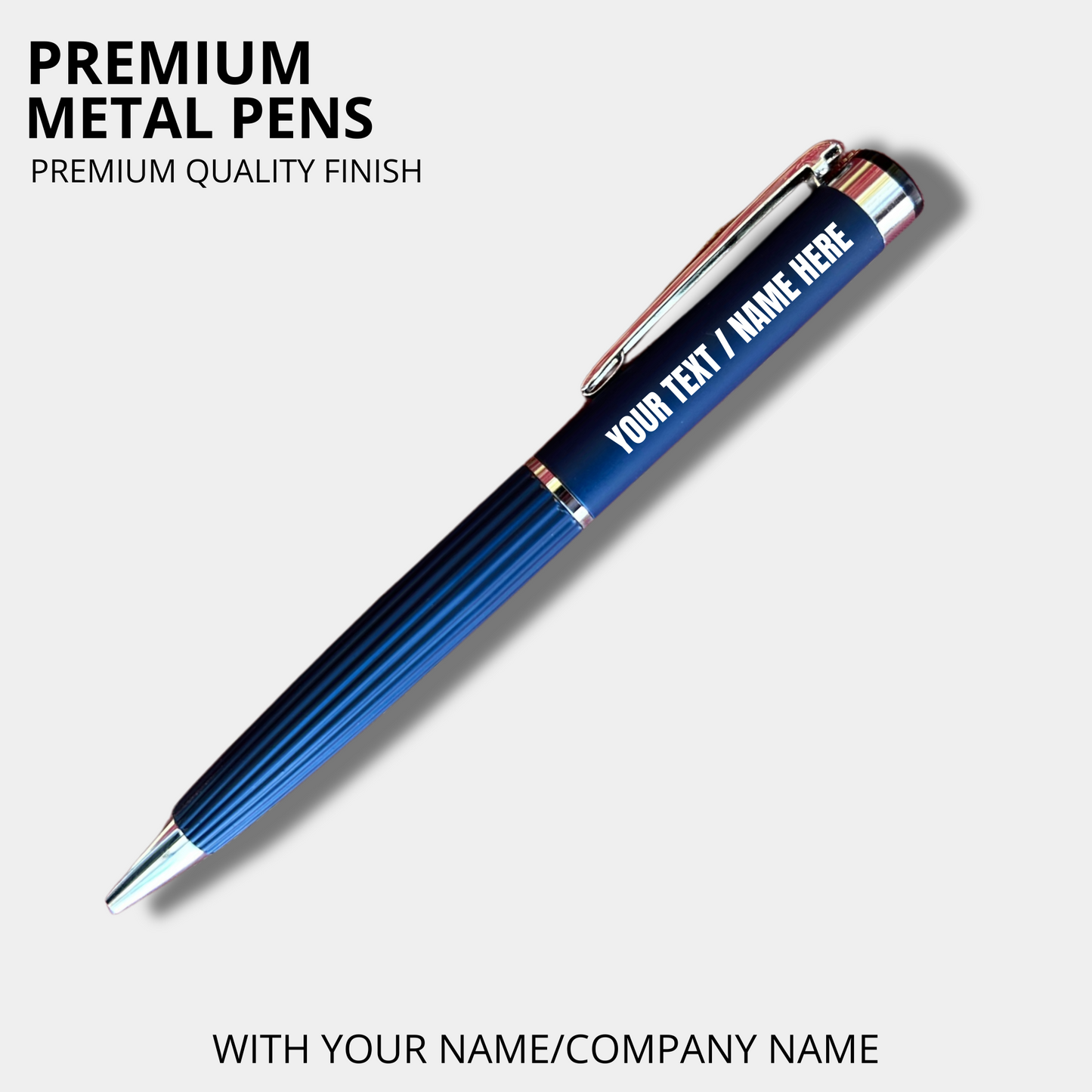 Premium Brass pen with stripes