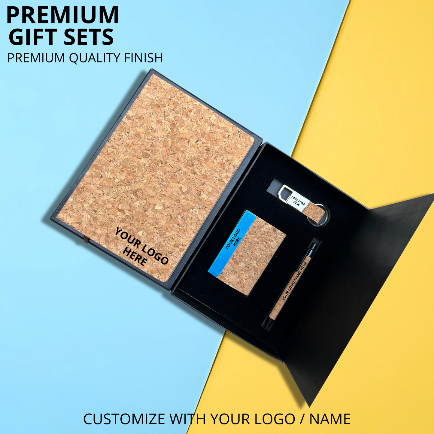 Premium 4 pc Cork Eco-friendly Gift Set