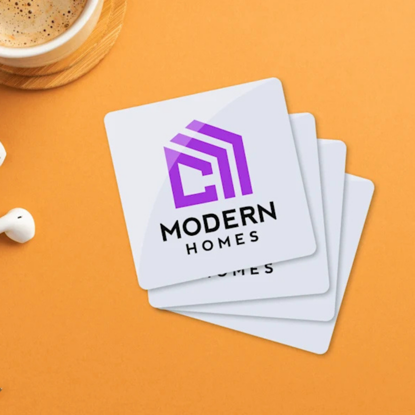 Customized Coasters (set of 4 pc) | Best For Corporate Gifting
