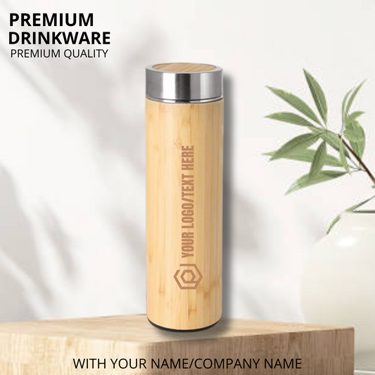 Stainless steel Bamboo Vacuum flask