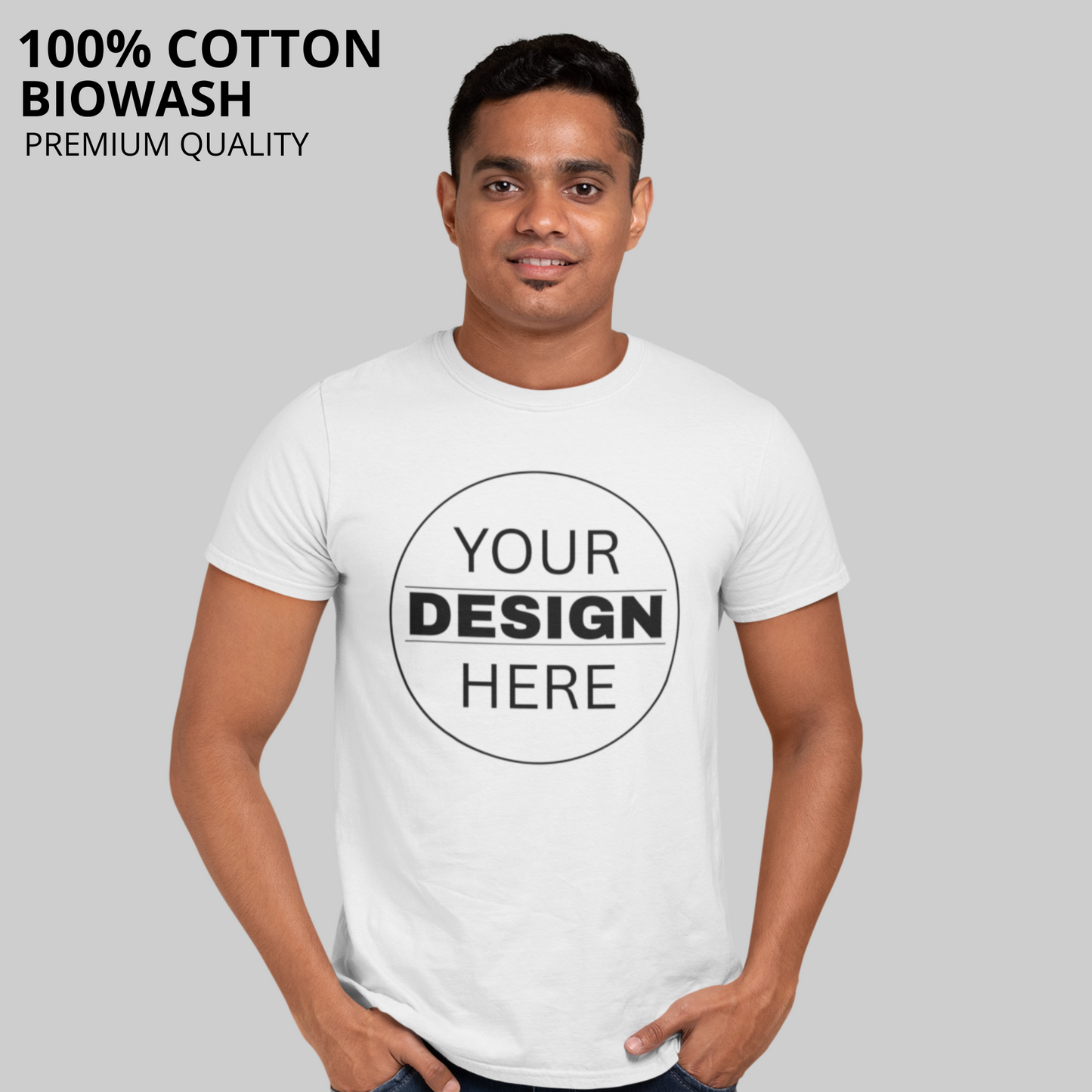 Custom Unisex Cotton T-shirt