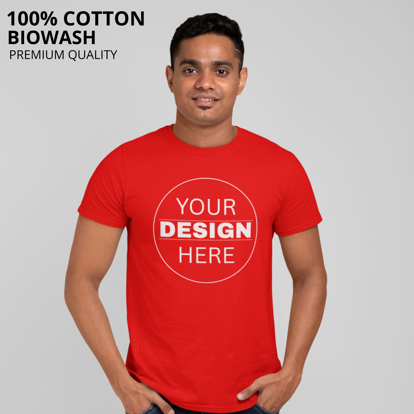 Custom Unisex Cotton T-shirt