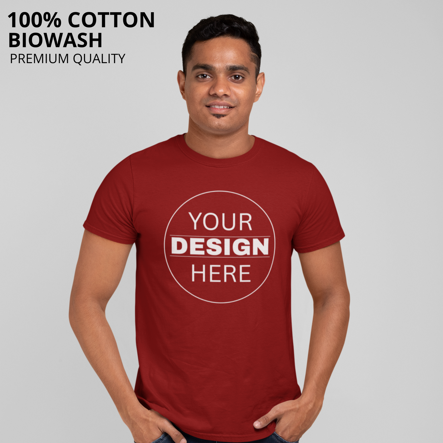 Custom Unisex Cotton T-shirt